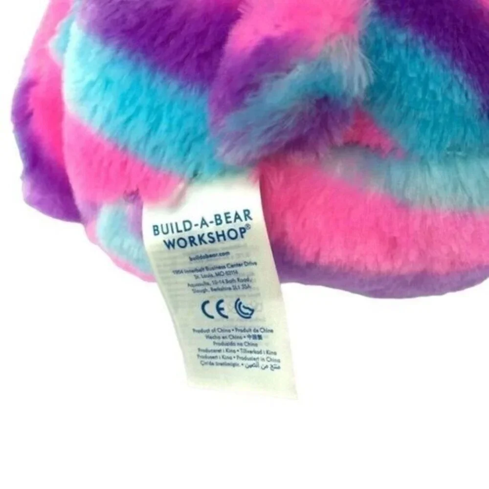Build A Bear Heartables Safari Stripes Bear Plush